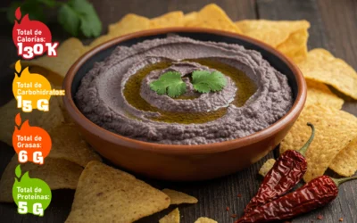 Hummus de Frijol Negro con Chipotle: Una Botana Mexicana Moderna y Saludable